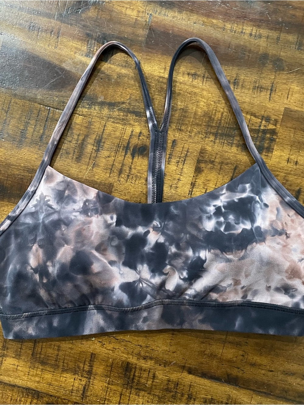 Lululemon Flow Y Bra Nulu Diamond Dye Size 8